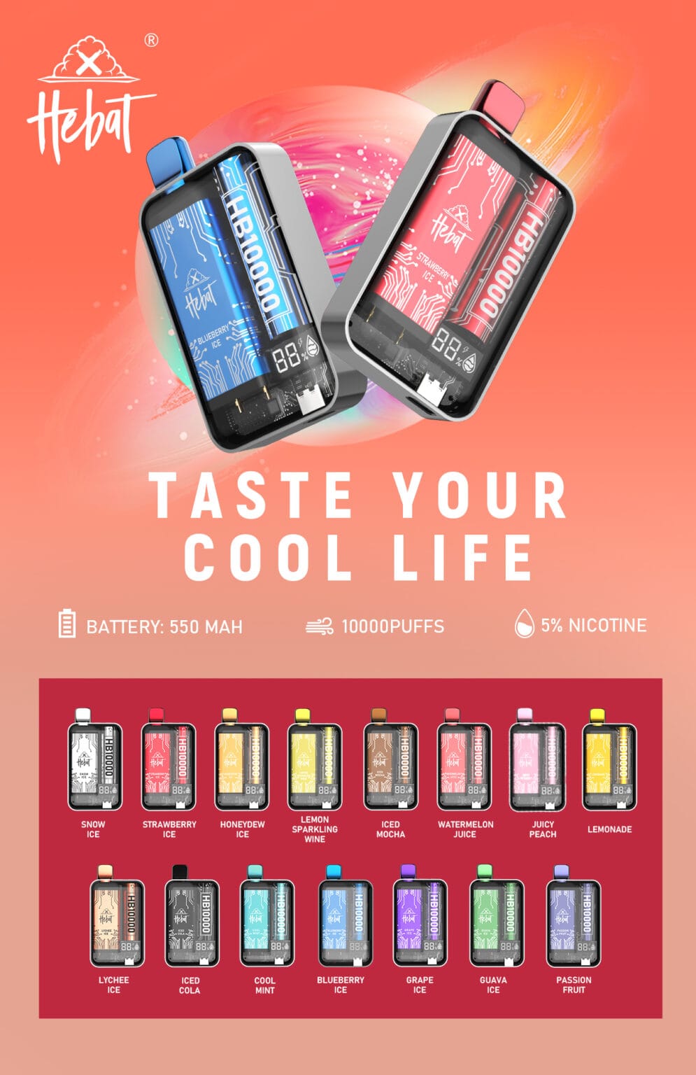 🔥當日發貨🔥 喜貝一次性 拋棄式電子煙 10000口