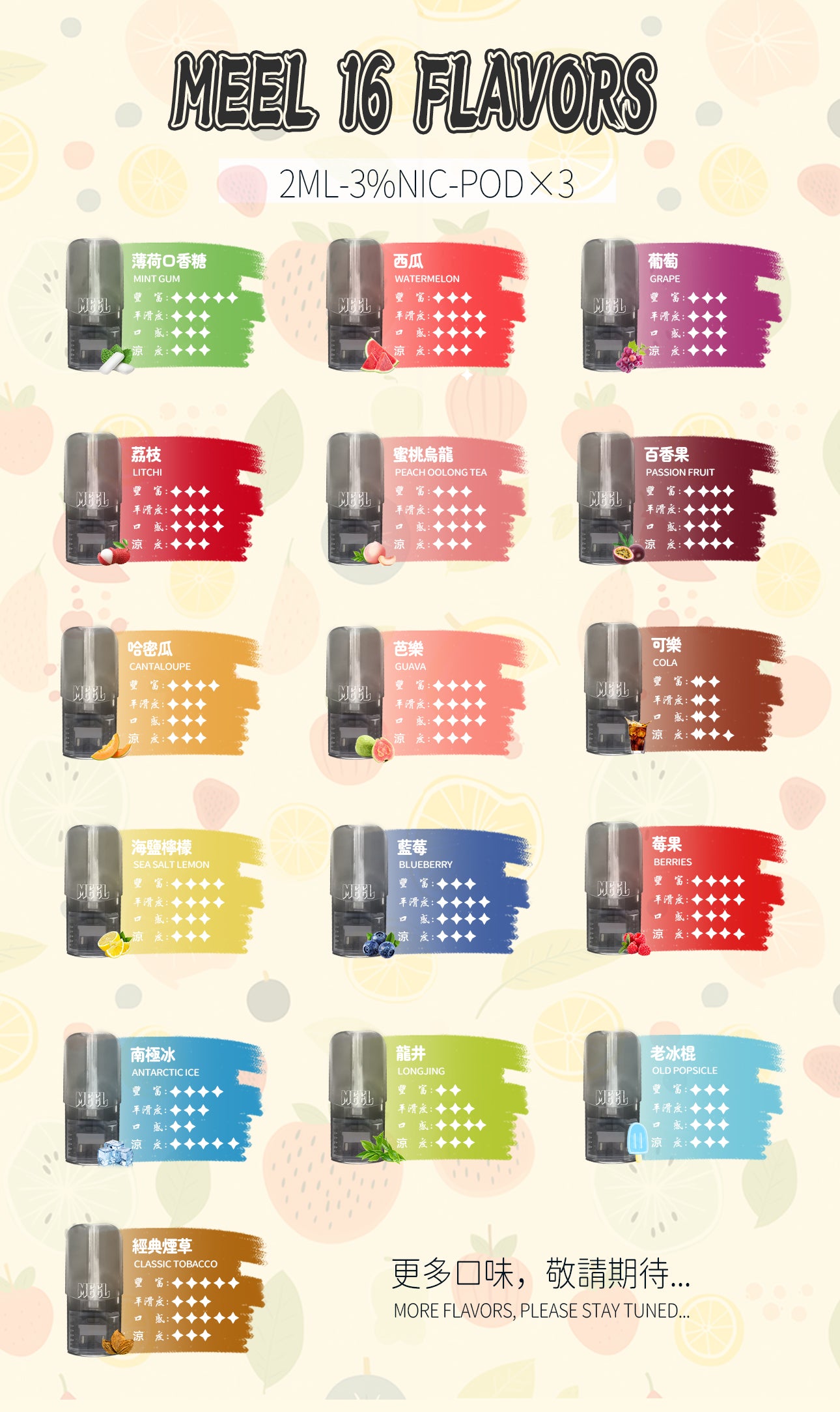 meel一代霧化彈  meel煙彈   一盒三入裝