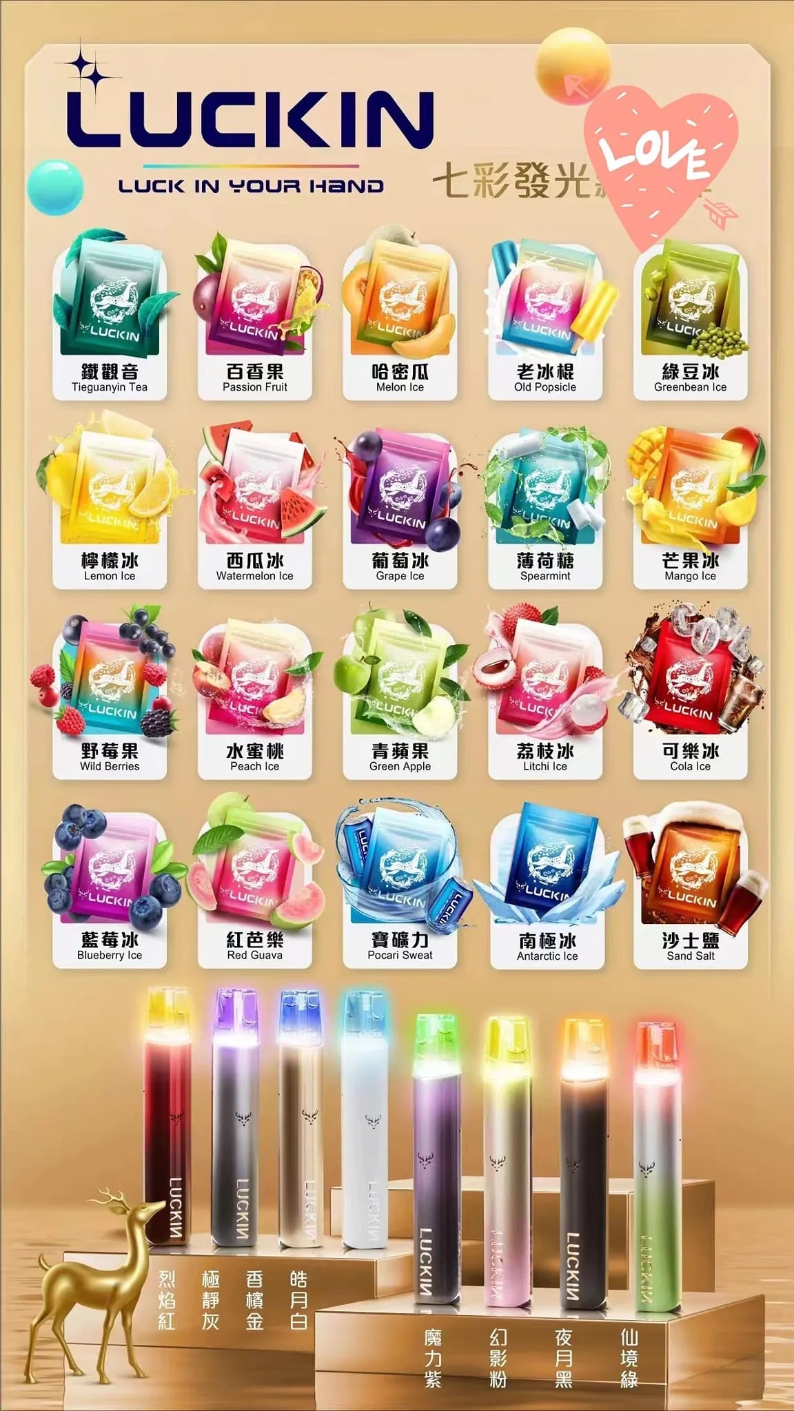 LUCKIN幸運煙彈 通用一代主機