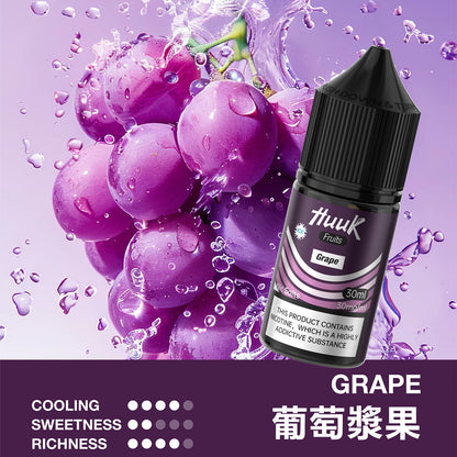 MEHA HUUK虎克煙油30ml  --水果系列--  可註油空倉 空彈